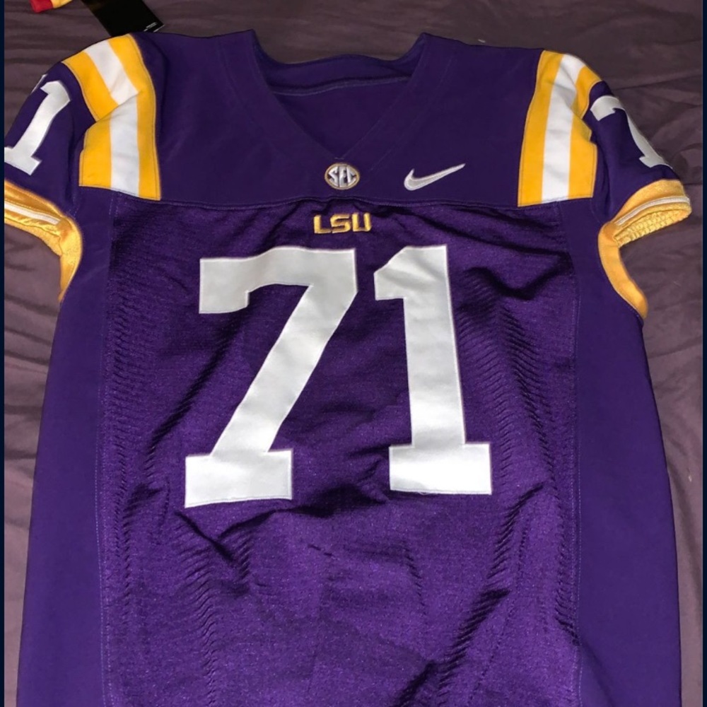 Game worn lsu jersey